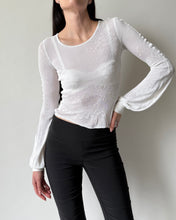 Load image into Gallery viewer, Chanel S/S 2005 White Sheer Knit