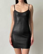 Load image into Gallery viewer, Black Prada Leather Mini Dress