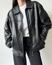 Load image into Gallery viewer, Classic Black Leather Jacket
