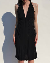 Load image into Gallery viewer, Chanel S/S 2003 Black Halter Runway Dress