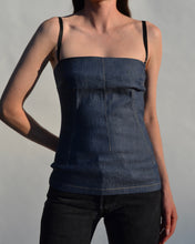 Load image into Gallery viewer, Vintage Dolce & Gabbana Blue Denim Corset Top