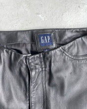 Load image into Gallery viewer, GAP Black Leather Pants