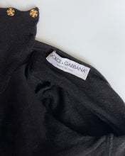 Load image into Gallery viewer, Vintage Black Dolce & Gabbana Open Back Turtleneck