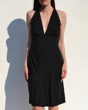 Load image into Gallery viewer, Chanel S/S 2003 Black Halter Runway Dress