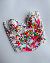 Load image into Gallery viewer, Christian Dior Pleated Floral Vintage Bustier