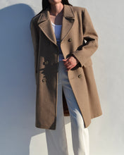 Load image into Gallery viewer, Vintage Tan Wool Coat