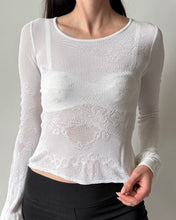 Load image into Gallery viewer, Chanel S/S 2005 White Sheer Knit