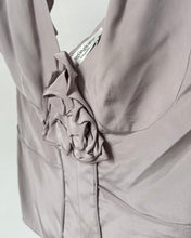 Load image into Gallery viewer, S/S 2003 Yves Saint Laurent by Tom Ford Silk Floral Appliqué Blouse