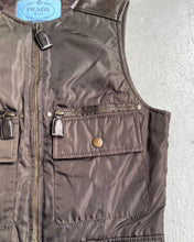 Load image into Gallery viewer, Brown Prada 1994 Utility Vest