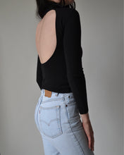 Load image into Gallery viewer, Vintage Black Dolce & Gabbana Open Back Turtleneck