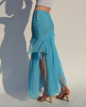 Load image into Gallery viewer, Christian Dior S/S 2005 Blue Layered Skirt