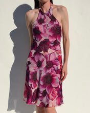 Load image into Gallery viewer, 2002 Gianni Versace Floral Silk Dress