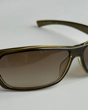 Load image into Gallery viewer, Gucci Green Shield Sunglasses