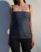 Load image into Gallery viewer, Vintage Dolce & Gabbana Blue Denim Corset Top
