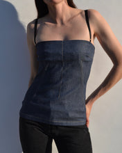 Load image into Gallery viewer, Vintage Dolce & Gabbana Blue Denim Corset Top