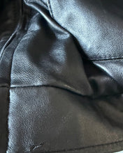Load image into Gallery viewer, Vintage Danier Black Leather Bomber