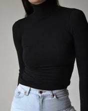 Load image into Gallery viewer, Vintage Black Dolce & Gabbana Open Back Turtleneck