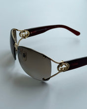 Load image into Gallery viewer, Gucci Crystal GG Gradient Sunglasses