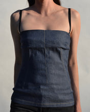 Load image into Gallery viewer, Vintage Dolce & Gabbana Blue Denim Corset Top