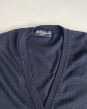 Load image into Gallery viewer, Dolce & Gabbana Navy Cashmere Sweater