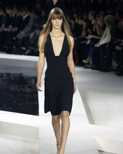 Load image into Gallery viewer, Chanel S/S 2003 Black Halter Runway Dress