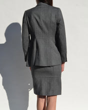 Load image into Gallery viewer, Gucci Grey Skirt Suit Set