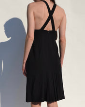 Load image into Gallery viewer, Chanel S/S 2003 Black Halter Runway Dress