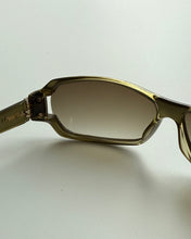 Load image into Gallery viewer, Gucci Green Shield Sunglasses