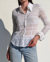 Load image into Gallery viewer, D&G White Long Sleeve Top