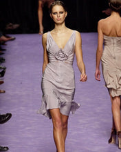 Load image into Gallery viewer, S/S 2003 Yves Saint Laurent by Tom Ford Silk Floral Appliqué Blouse