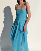 Load image into Gallery viewer, Christian Dior S/S 2005 Blue Layered Skirt