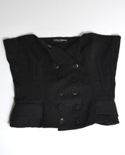 Load image into Gallery viewer, Dolce & Gabbana Black Strapless Corset Top