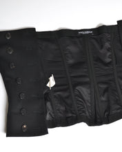 Load image into Gallery viewer, Dolce & Gabbana Black Strapless Corset Top