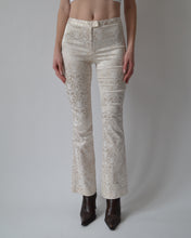 Load image into Gallery viewer, Vintage Le Château Satin Cream Pants