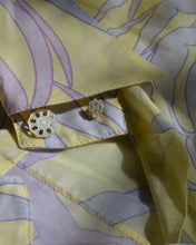 Load image into Gallery viewer, Authentic Chanel Yellow Sheer Button Up Blouse