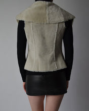 Load image into Gallery viewer, Danier Suede Faux Fur Vest
