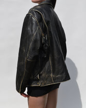 Load image into Gallery viewer, Distressed Leather Jacket
