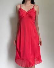 Load image into Gallery viewer, Vintage Red Slip Dress
