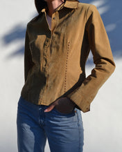 Load image into Gallery viewer, Suede Button Up Long Sleeve
