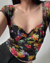 Load image into Gallery viewer, Roberto Cavalli Sheer Floral Top
