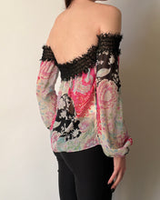 Load image into Gallery viewer, Emmanuel Ungaro Floral Off-Shoulder Top
