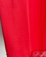 Load image into Gallery viewer, Vintage Red Lace Slip Dress
