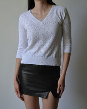 Load image into Gallery viewer, White Knit Top
