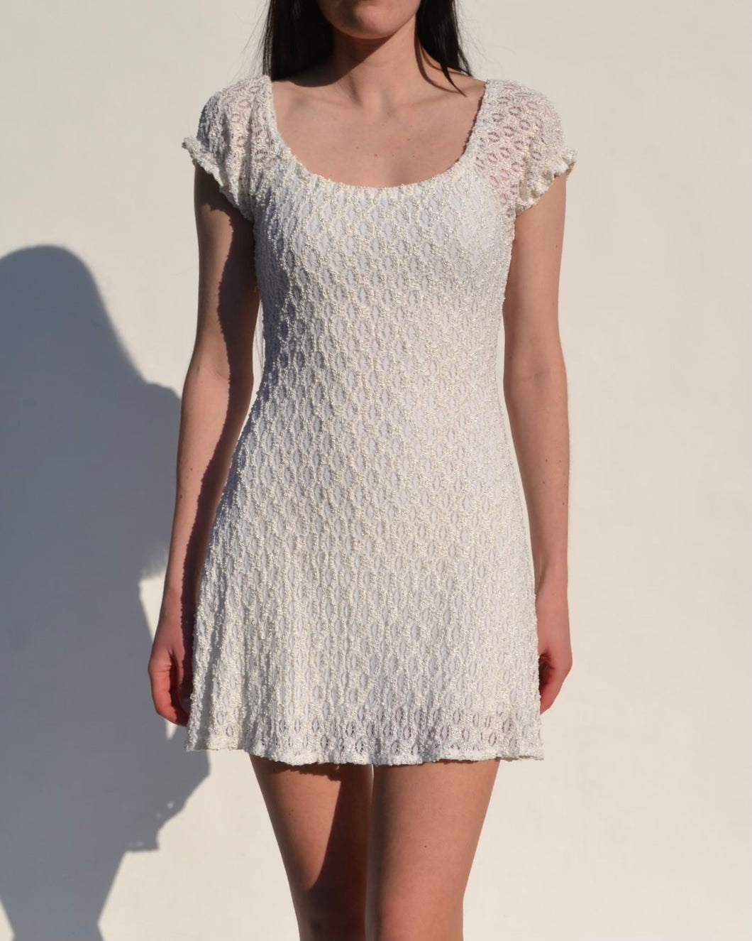 Vintage White Mini Dress