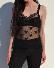 Load image into Gallery viewer, Chanel S/S 2004 Black Lace Top
