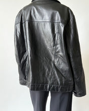 Load image into Gallery viewer, Classic Black Leather Jacket
