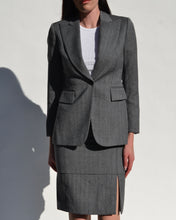 Load image into Gallery viewer, Gucci Grey Skirt Suit Set
