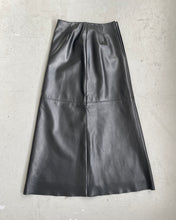 Load image into Gallery viewer, Black Danier Leather Maxi Skirt
