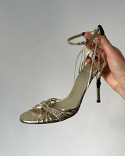 Load image into Gallery viewer, Gucci Gold Leather Sandals
