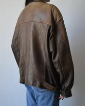 Load image into Gallery viewer, Vintage Danier Brown Distressed Leather Jacket
